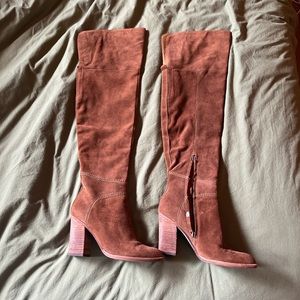 Dolce Vita knee high suede boots